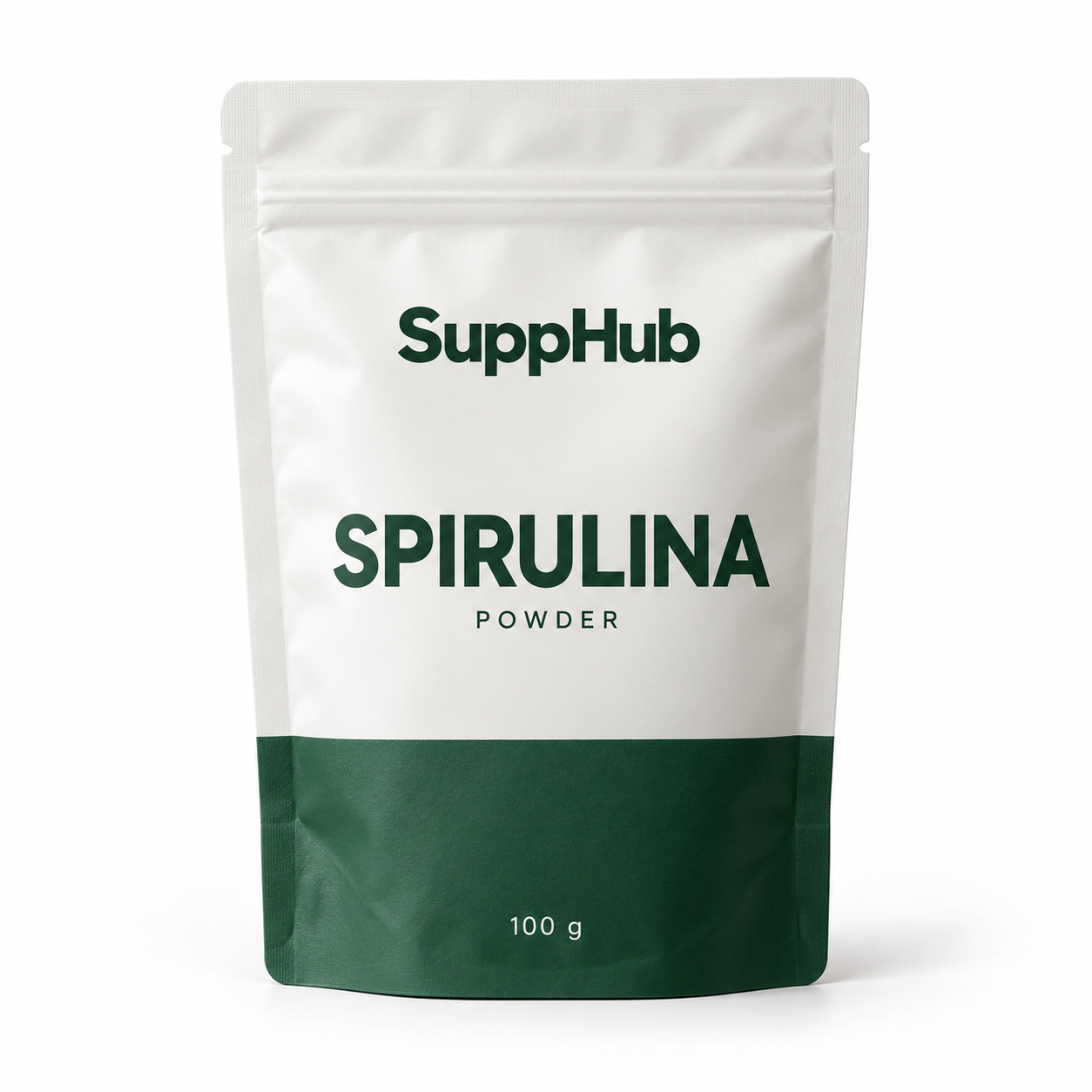 Пакет SuppHub зі спіруліною в порошку, 100 грамів